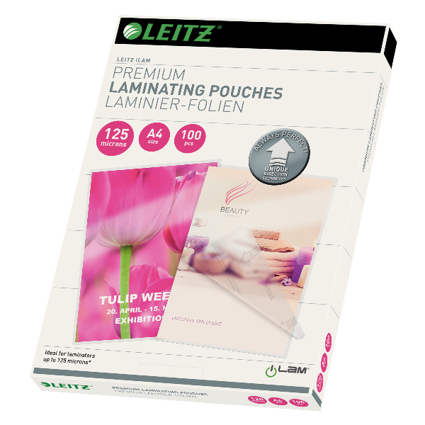 Lamineringslomme, A4, 125 micron