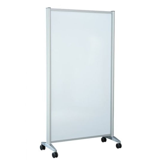 Whiteboard, Flex-O-Frame, m hjul, 100x200cm - OneStopLeanShop.dk